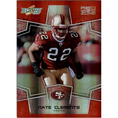 2008 Select Red Zone #277 Nate Clements