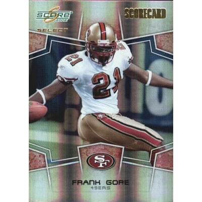 2008 Select Scorecard #271 Frank Gore