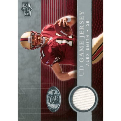 2008 Upper Deck Game Jerseys #UDGJAS Alex Smith QB