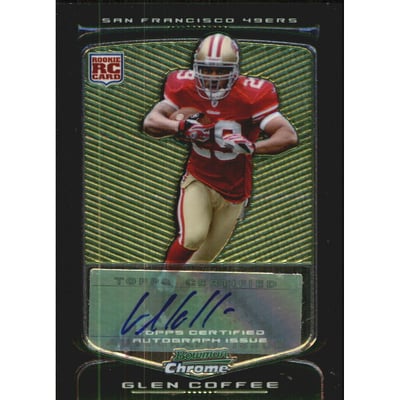 2009 Bowman Chrome Rookie Autographs #136 Glen Coffee C