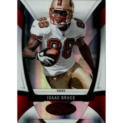 2009 Certified Mirror Red #105 Isaac Bruce