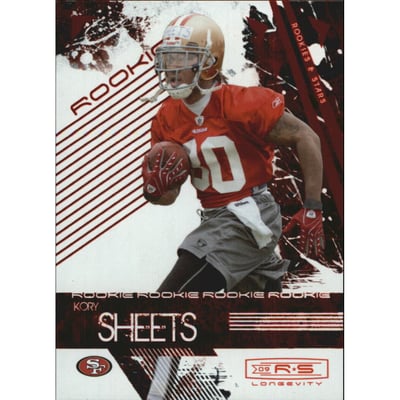 2009 Donruss Rookies and Stars Longevity Ruby #170 Kory Sheets