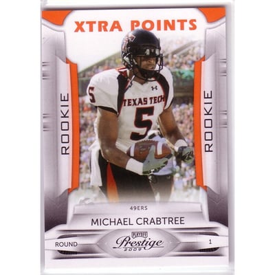 2009 Playoff Prestige Xtra Points Red #174 Michael Crabtree