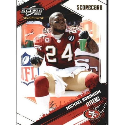 2009 Score Inscriptions Scorecard #250 Michael Robinson