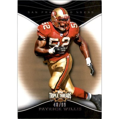 2009 Topps Triple Threads Gold #90 Patrick Willis
