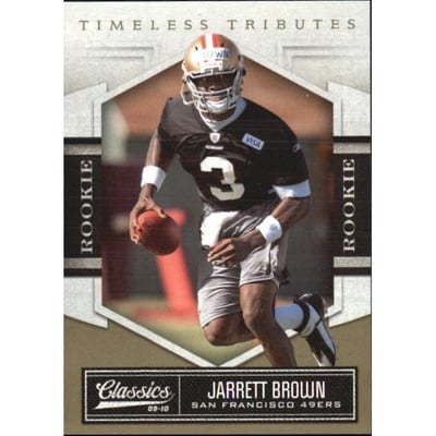 2010 Classics Timeless Tributes Gold #149 Jarrett Brown