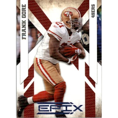 2010 Epix Platinum #83 Frank Gore