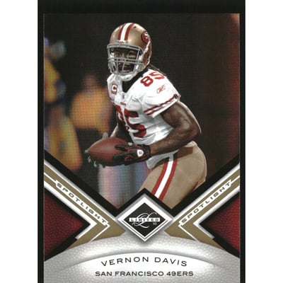 2010 Limited Gold Spotlight #84 Vernon Davis