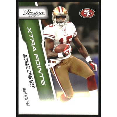 2010 Prestige Xtra Points Green #171 Michael Crabtree