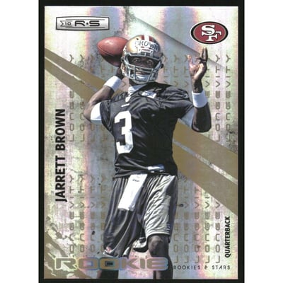 2010 Rookies and Stars Longevity Parallel Gold #200 Jarrett Brown