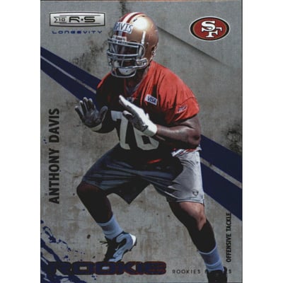 2010 Rookies and Stars Longevity Sapphire #171 Anthony Davis