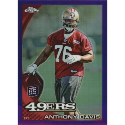 2010 Topps Chrome Purple Refractors #C114 Anthony Davis