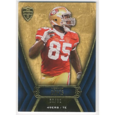 2010 Topps Supreme Blue #60 Vernon Davis