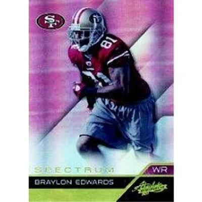 2011 Absolute Memorabilia Spectrum Gold #67 Braylon Edwards