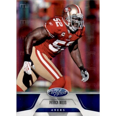 2011 Certified Mirror Blue #127 Patrick Willis