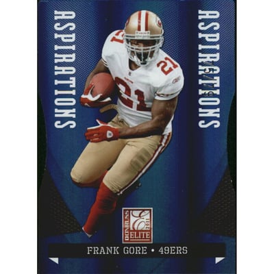 2011 Donruss Elite Aspirations #83 Frank Gore/79