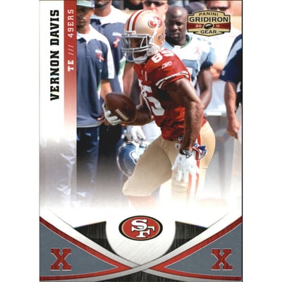 2011 Panini Gridiron Gear Platinum X's #137 Vernon Davis