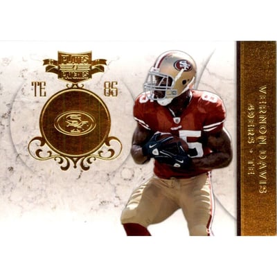 2011 Panini Plates and Patches Gold #96 Vernon Davis