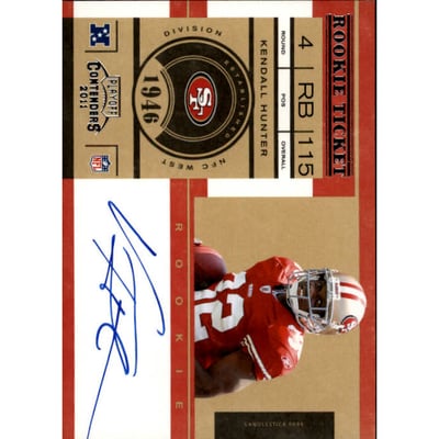 2011 Playoff Contenders #232A Kendall Hunter AU RC