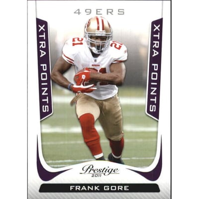 2011 Prestige Xtra Points Purple #167 Frank Gore