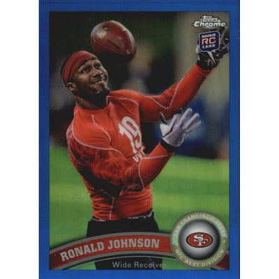 2011 Topps Chrome Blue Refractors #204 Ronald Johnson