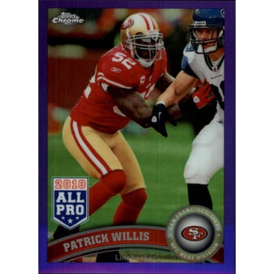 2011 Topps Chrome Purple Refractors #27 Patrick Willis