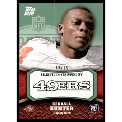 2011 Topps Rising Rookies Green #113 Kendall Hunter