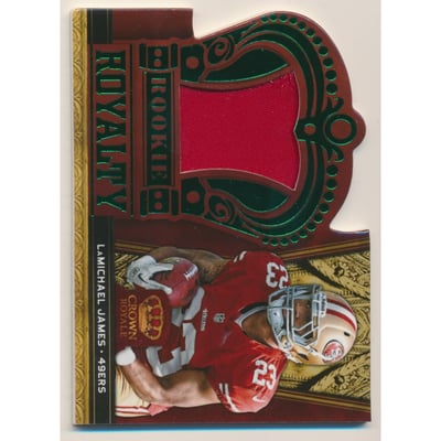 2012 Crown Royale Rookie Royalty Materials Green Prime #20 LaMichael James