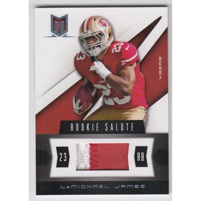 2012 Momentum Rookie Salute Materials Prime #78 LaMichael James