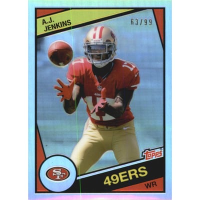 2012 Topps Chrome 1984 Refractors #16 A.J. Jenkins