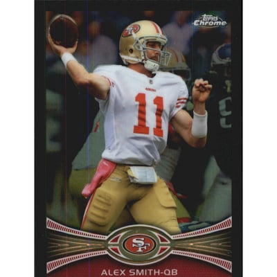 2012 Topps Chrome Black Refractors #88 Alex Smith