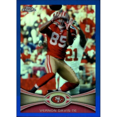 2012 Topps Chrome Blue Refractors #24 Vernon Davis