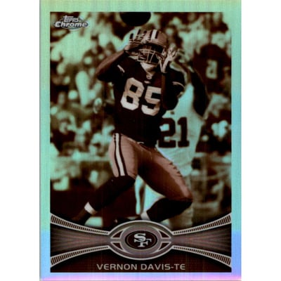 2012 Topps Chrome Sepia Refractors #24 Vernon Davis