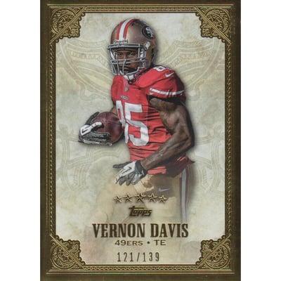 2012 Topps Five Star #108 Vernon Davis