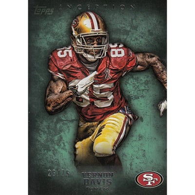 2012 Topps Inception Green #47 Vernon Davis