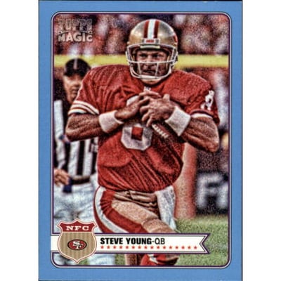2012 Topps Magic Mini Blue Border #257 Steve Young