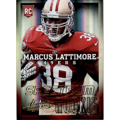 2013 Absolute Spectrum Gold #161A Marcus Lattimore