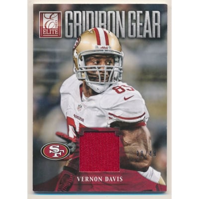 2013 Elite Gridiron Gear Jerseys #38 Vernon Davis/49