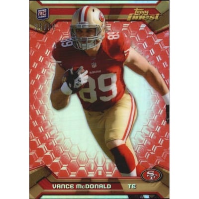 2013 Finest Red Refractors #148 Vance McDonald