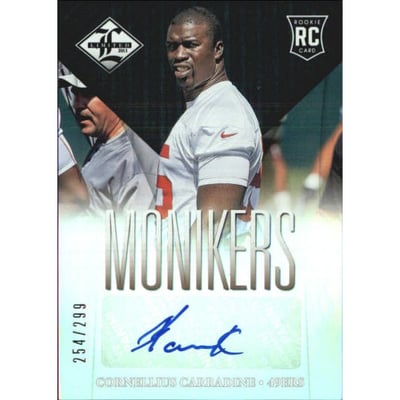 2013 Limited Monikers Autographs Silver #170 Cornellius Carradine/299