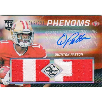 2013 Limited #230 Quinton Patton JSY AU/299 RC