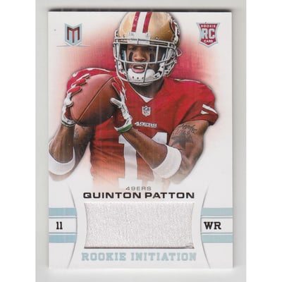 2013 Momentum Rookie Initiation Materials Prime #76 Quinton Patton