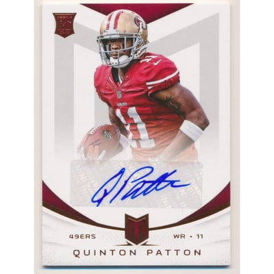 2013 Momentum Rookie Signatures #175 Quinton Patton/199