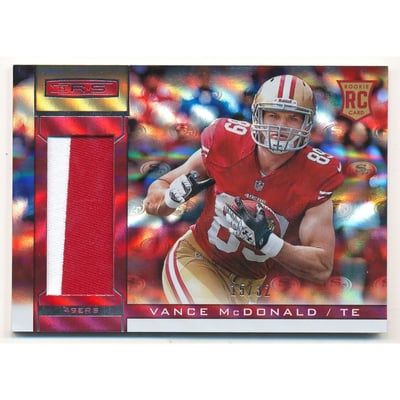 2013 Rookies and Stars Team Logo Holofoil #239 Vance McDonald JSY