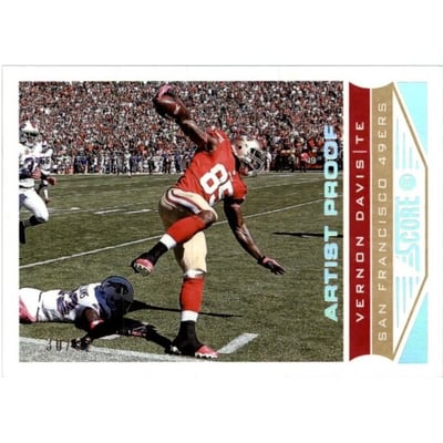 2013 Score Artist's Proof #190 Vernon Davis