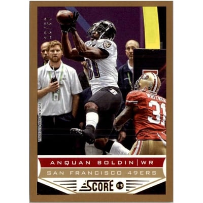 2013 Score Gold Zone #191 Anquan Boldin