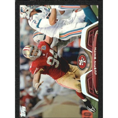 2013 Topps Black #437 Justin Smith