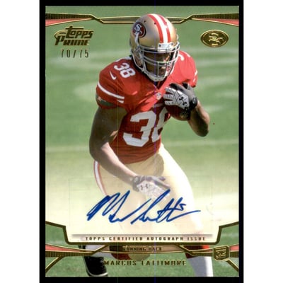 2013 Topps Prime Autographs Gold #117 Marcus Lattimore