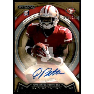 2013 Topps Strata Autographs Bronze #32 Quinton Patton