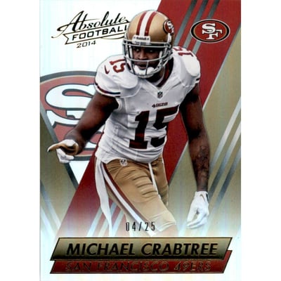 2014 Absolute Spectrum Gold #10 Michael Crabtree